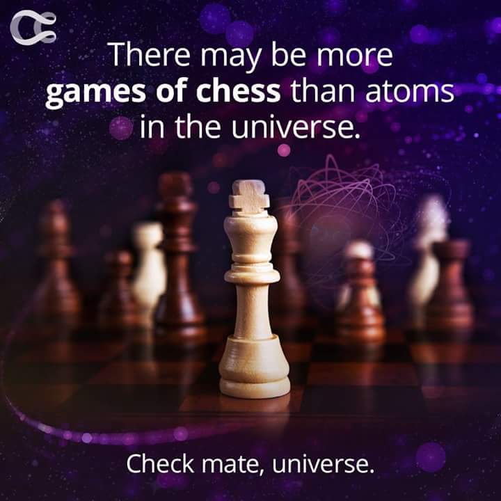 There May be more games of chess than Atoms in our observable universes –  MAD AT GRAVITY